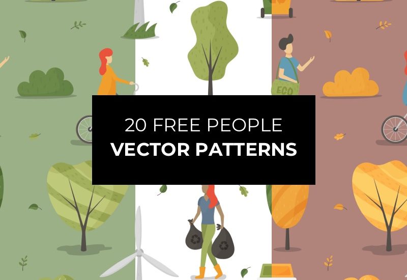 20 Free People Vector Patterns