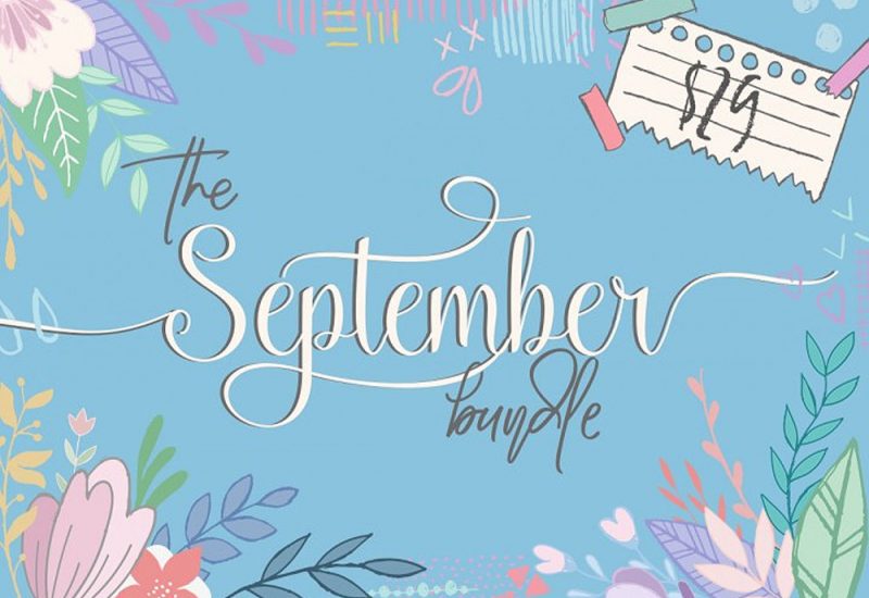 Fonts & Graphics Bundle For September 2016