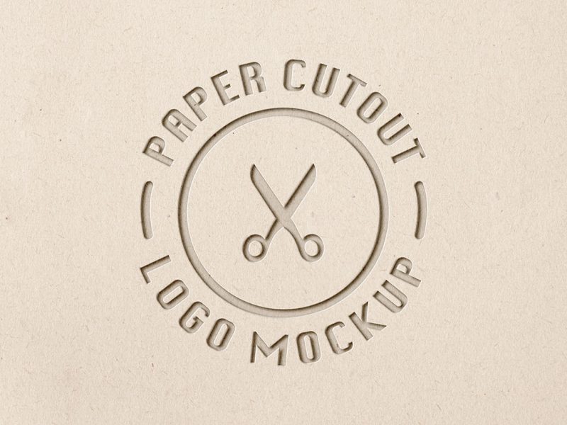 Paper-Cut-Logo-Mockup